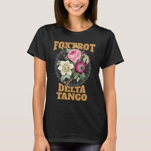 T-shirt Foxtrot Delta Tango, 8647 Anti-Trump (Devant)
