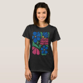 T-shirt Foxtrots Deltas Tangos Fleur Boho (Devant entier)