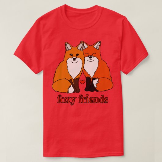 T-shirt Foxy Friends (Design devant)