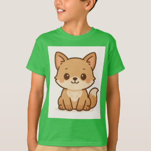 T-shirt Foxy Fun _Cute Fox Kids Tee