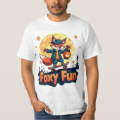 T-shirt Foxy Fun Halloween Skate Tee (Devant)