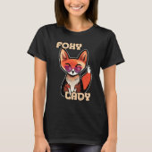 T-shirt Foxy Lady | Cute Fox (Devant)