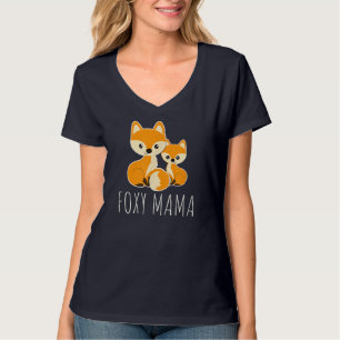 T-shirt FOXY MAMA Drôle Maman Citer Mère Fox Amour Foxes M