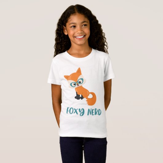 T-Shirt Foxy Nerd (Devant entier)