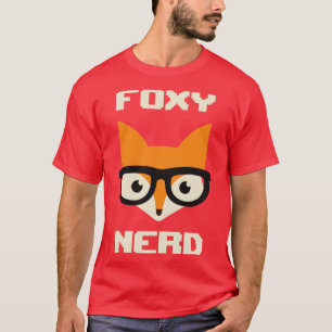 T-shirt Foxy Nerd