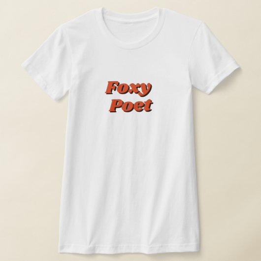 T-Shirt "Foxy Poet" (Poser)