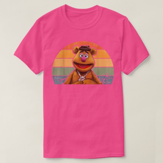 T-shirt Fozzie Wocka Ours Retro Vintage (Design devant)