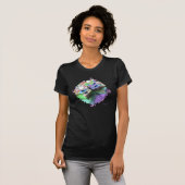 T-Shirt Fractal de libellule (Swirl) (Devant entier)