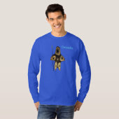 T-shirt Fractal Inuit Hunter (Devant entier)