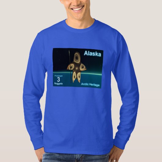 T-shirt Fractal Inuit Hunter (Devant)