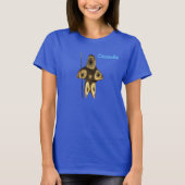 T-shirt Fractal Inuit Hunter (Devant)