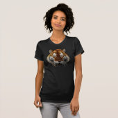 T-shirt Fractale de tigre (Devant entier)