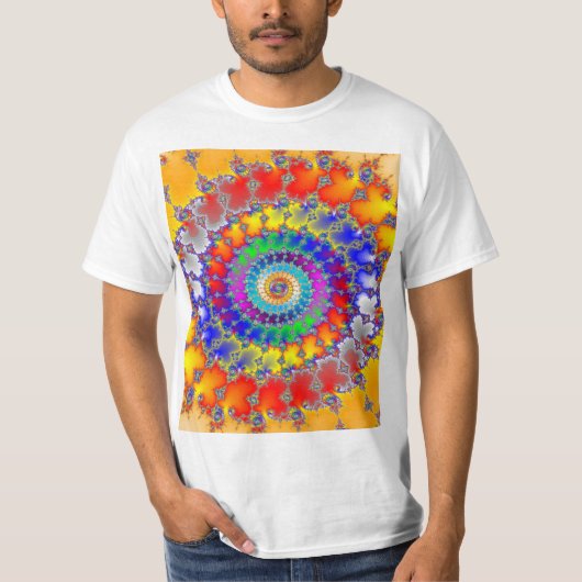 T-shirt Fractale psychédélique (Devant)