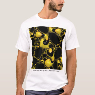 T-shirt fractales d'art Abstraites par eero Alien Bees à