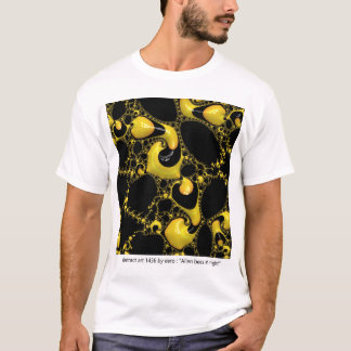 T-shirt fractales d'art Abstraites par eero Alien Bees à l