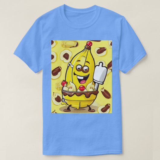 T-shirt Fractionnement de la banane (Design devant)