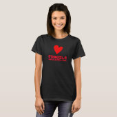 T-shirt Fragile Handle With Care Love heart 3 (Devant entier)
