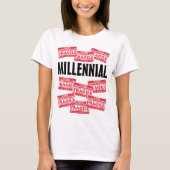 T-shirt Fragile Millénium, Manipuler Avec Soin (Devant)