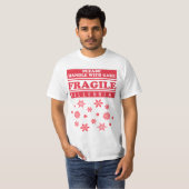 T-shirt Fragile Millennial, Manipulez Avec Soin Les Flamme (Devant entier)