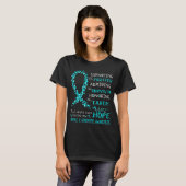 T-shirt Fragile X Syndrome guerrier soutien de l'avion de (Devant entier)