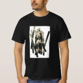 T-shirt Fragmented Portrait Tee – Modern Abstract Aestheti (Devant)