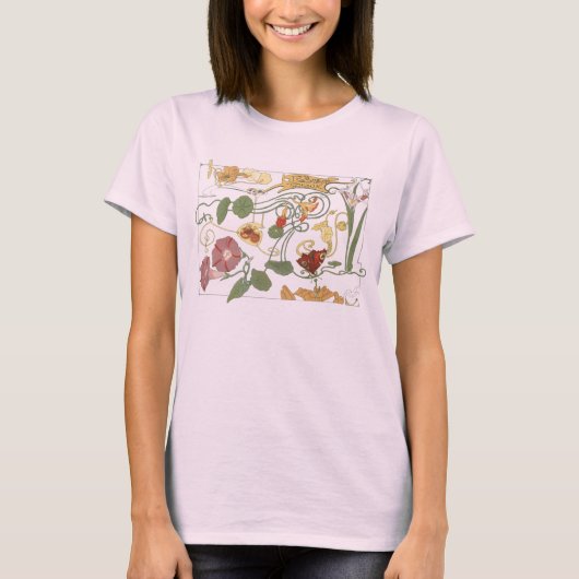 T-shirt Fragments floraux (Devant)