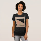 T-shirt Fragments Pastel Art noir Tee (Devant entier)