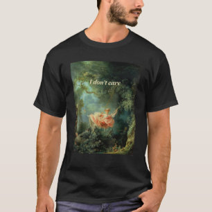 T-shirt Fragonard La Coupe célèbre peinture Je ne m'en fic
