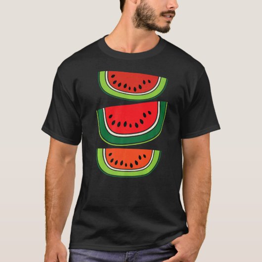 T-shirt Fraîche de pastèque juteuse (Devant)