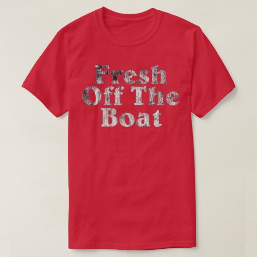 T-shirt Fraîchement Du Bateau 2 (Design devant)