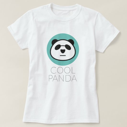 T-shirt frais de panda (Design devant)