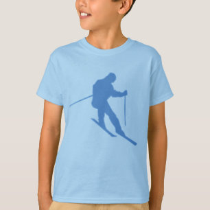 T-shirt frais de ski de garçons