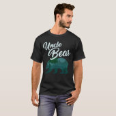 T-shirt frais d'oncle Bear avec l'ours de scène de (Devant entier)
