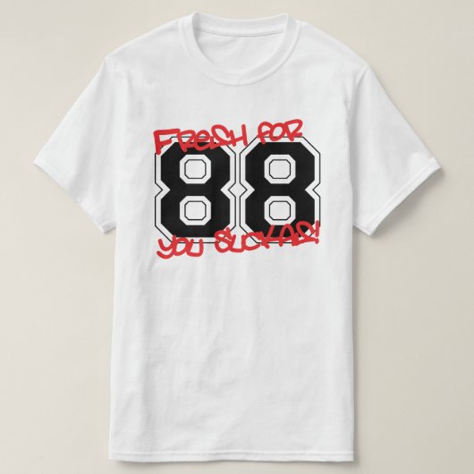 T-shirt Frais pour '88 (Design devant)