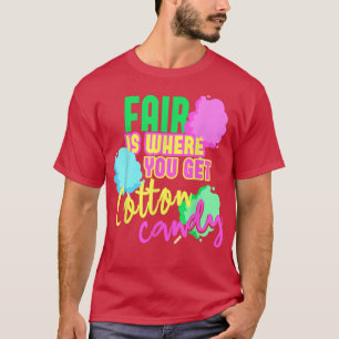 T-shirt Fraisage de bonbon de coton équitable