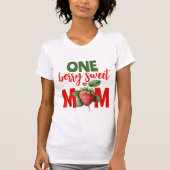 T-shirt Fraise Berry doux Première maman d'anniversaire (Devant)