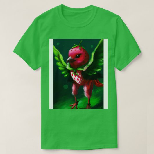 T-shirt Fraise Bird 2 (Design devant)