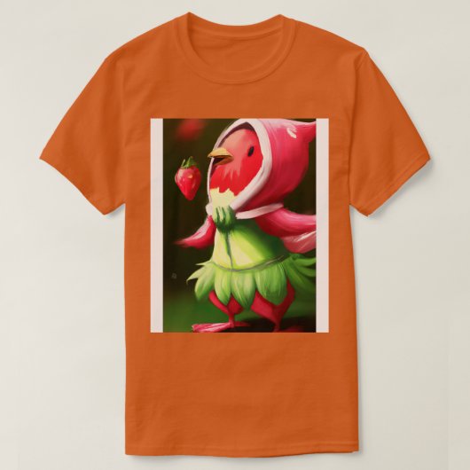 T-shirt Fraise Bird 3 (Design devant)