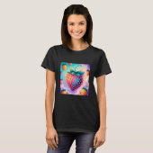 T-shirt Fraise colorée (Devant entier)