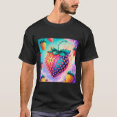 T-shirt Fraise colorée (Devant)