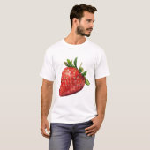 T-shirt Fraise générée par l'IA (Devant entier)