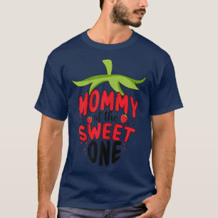 T-shirt Fraise mignonne Premier Anniversaire Famille Match