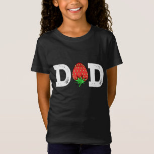 T-Shirt Fraise papa Fruit Lover Fête des pères fruitaire