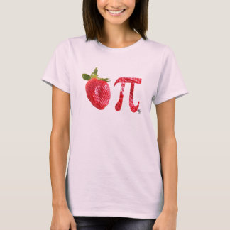 T-shirt fraise pi