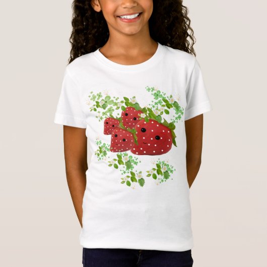 T-Shirt fraises (Devant)
