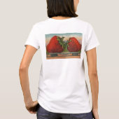 T-shirt Fraises Giant Fruit Antique Fruit Amusant (Dos)