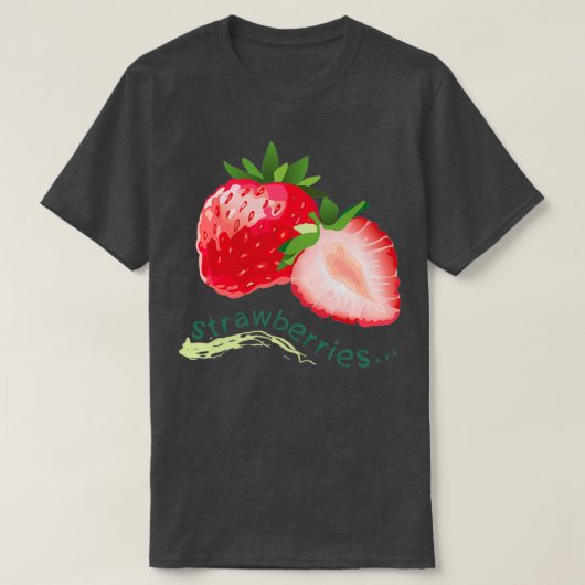 T-shirt Fraises sucrées (Design devant)