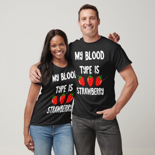 T-shirt Fraises Sucrées Mon Groupe Sanitaire Est Fraise Su (Unisexe)