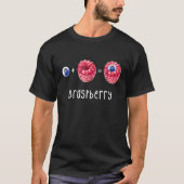 T-shirt Framboise - Drôle Comment faire Blueberry Raspberr (Devant)