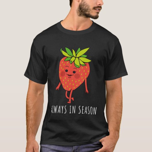 T-shirt Framboise mûre Graphique fraise fraise (Devant)